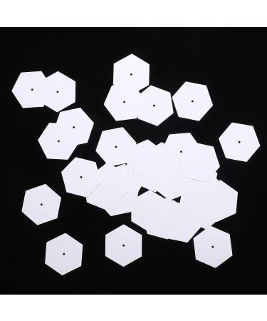 200 Count English Paper Hexagon Shapes Templates - 2 Inch White Quilting Templates for Sewing - Hexagon Piecing Paper for Quilting Supplies - Buy Online on GoSupps.com