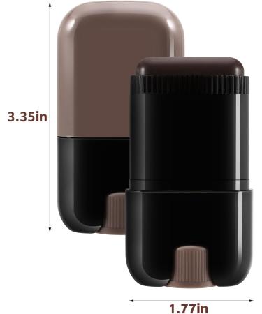 Boobeen Stick colorant 2 en 1 avec peigne - Stick retouche racines portable et sans bavures pour couvrir les racines grises chez les femmes et les hommes 10 g (Lot de 1) 03# BLACK BROWN - Buy Online on GoSupps.com