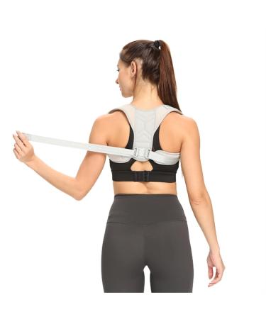 Adjustable Anti-hunchback Posture Correction Belt Upper Back Support Belt Sitting Posture Corrector Clavicle Spine Shoulder Braces Correction lofty ambition Gr S/S - Buy Online on GoSupps.com