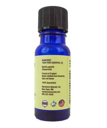 Peppermint Essential Oil - 100% Pure Therapeutic Quality Aromatherapy - 10ml Wyndmere - Made in USA - International Shipping Available - Buy Online on GoSupps.com