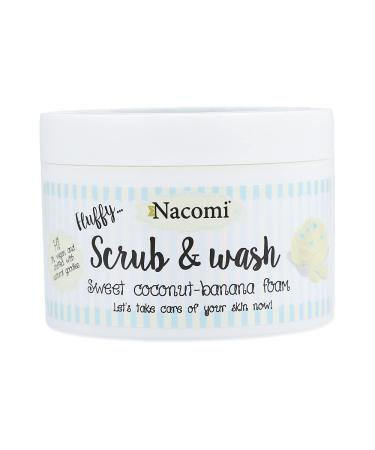 Nacomi Natural Scrub and Wash Sweet Coconut Banana Foam 180ml