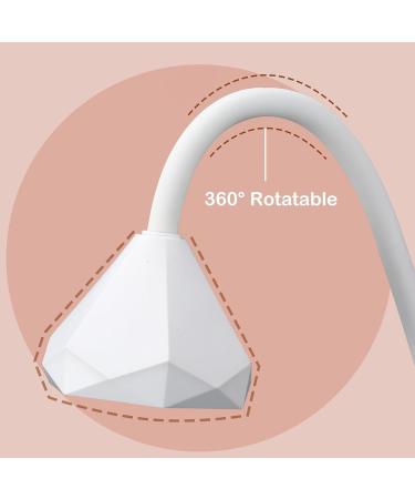 Sumozo UV LED Nail Lamp - Cordless Fast Curing Gel Polish Dryer | Rechargeable Gooseneck Flash Cure Light for Acrylic Nail Extensions - Buy Online on GoSupps.com