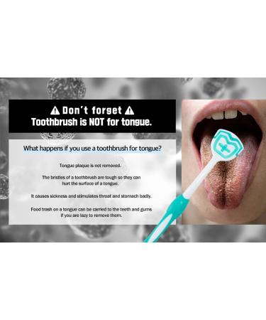 Toothnote Dual Tongue Scraper Brush - Sensitive Tongue Care - BPA-Free 3 Pack Tongue Cleaner Set - Buy Online on GoSupps.com