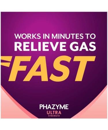 Phazyme Ultra Strength Gas & Bloating Relief Fast Gels - 12 Pack - Buy Online on GoSupps.com