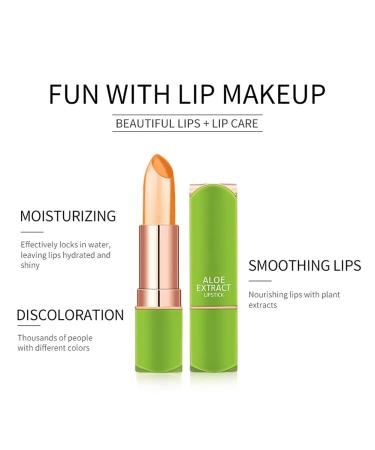 Lucoss Color-Changing Lipstick | Moisturizing Waterproof Lip Balm for Glatt Lip Lines | Temperature-Sensitive Lip Color - Buy Online on GoSupps.com