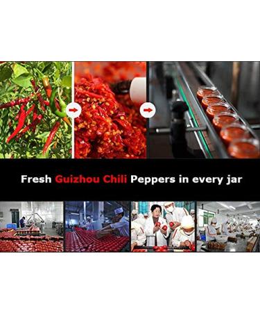 Lao Gan Ma Spicy Chili Crisp - Chinese Chili Oil Hot Sauce with Roasted Pepper Flakes - 7.41oz (2 pack) + Bonus Spork - 210g - Buy Online on GoSupps.com