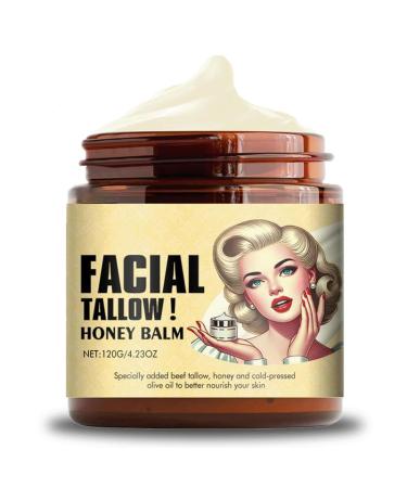 Whipped Beef Tallow And Honey Balm Beef Tallow For Skin Tallow Face Moisturizer Grass Fed Grass Finished Face Cream Nourishes Skin And Maintains Delicate Skin