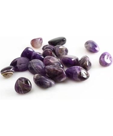 300g 15mm-20mm Natural Dream Amethyst Tumbled Stone Rough Gravel Crystals Suitable for Home Room Decoration Stone Mineral Specimen - Buy Online on GoSupps.com