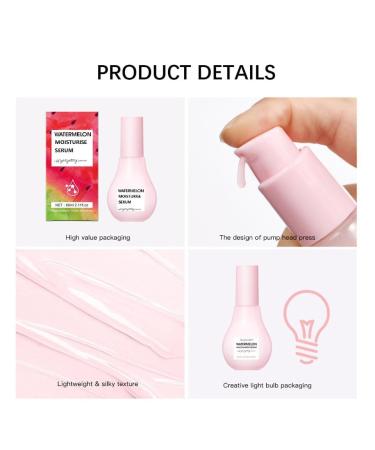 Watermelon Moisturizer Serum - Hydrating Glow Facial Primer | 1PCS - International Shipping Available - Buy Online on GoSupps.com