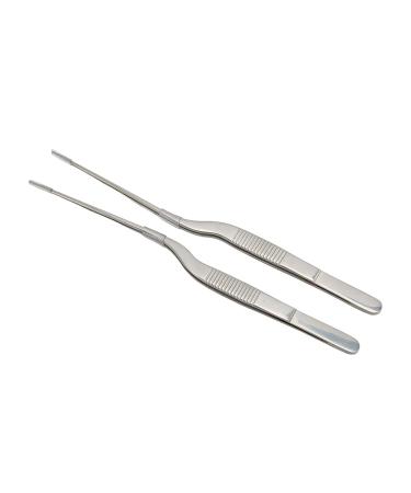 2Pcs Stainless Steel Tweezers - Corrosion & High Temp Resistant Multipurpose Tool for Hearing Amplifiers - Compact & Durable - Buy Online on GoSupps.com