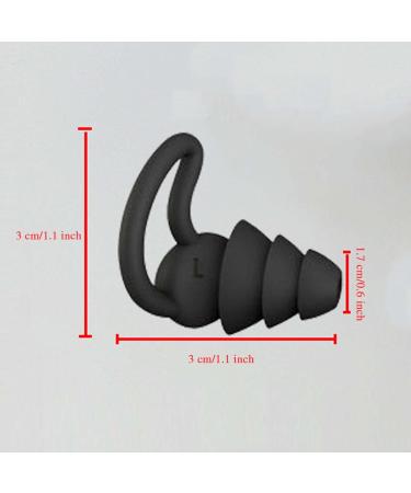 Sleep Noise Reduction Soundproof Earplugs Reusable Flexible Silicone Hearing Protection Device Suitable for Sleep Noise Reduction Swimming - Buy Online on GoSupps.com