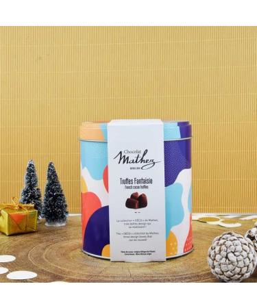 Truffes fantaisie aux brisures de macaron framboise - Bo te m tal Pop - Boite m tal de 250g - Buy Online on GoSupps.com