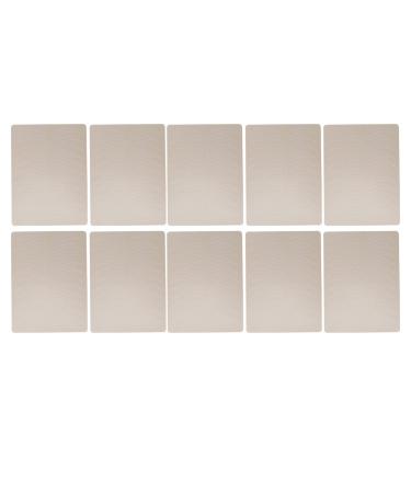 10pcs Microblading Practice Skin Single Side Pattern 11 Pairs Inkless Silicone Eyebrow Practice Skin Sheet for Beginners