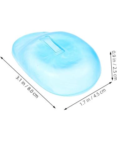 HAPINARY 8 Pairs Hair Dye Ear Cups Ear Covers Ear Muffs for Hair Dye Hair Color Ear Covers Earmuffs for Hair Dye Ear Protector Ear Protection Silica Gel Sky Blue - Buy Online on GoSupps.com