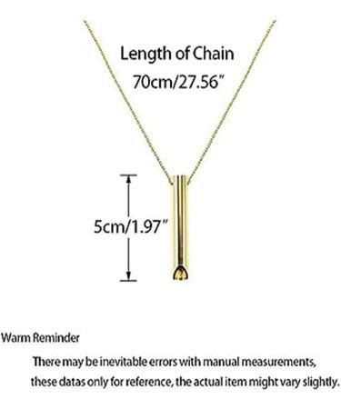 Breathlace Necklace Quit Smoking Breathlace Quit Smoking Breathing Necklace for Anxiety Relief Anxiety Stress Panic Attack Meditation Tools Necklace (Silver+ Rose Gold) - Buy Online on GoSupps.com