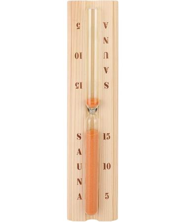 Elegant Wooden Hourglass - Long-lasting Sauna Timer for Home Pool & Kitchen | Ideal Gift for Birthdays - Buy Online on GoSupps.com