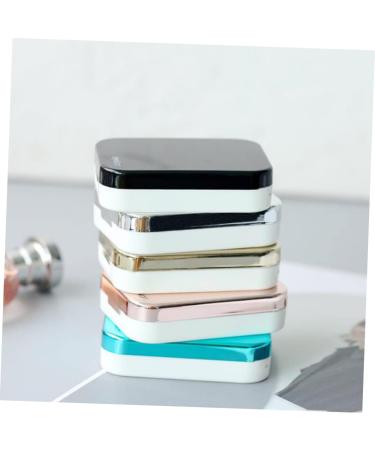 Solustrie Travel Case for Contact Lenses - Mini Container Organizer - Blue Lens Storage Box (8.3x6.2x2.1cm) - Perfect for Travel - Buy Online on GoSupps.com