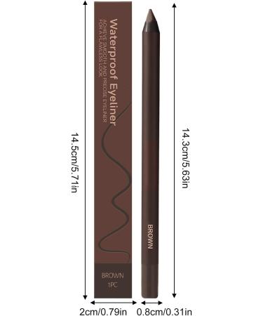 Eye Pencil | 2-in-1 Smudge-Proof Eyebrow Pencil and Eyeliner Pen | Waterproof Long-Lasting Eyebrow Pen for Everyday Makeup Dates and Birthdays - Buy Online on GoSupps.com