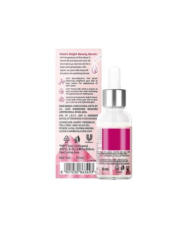 Pond's Bright Beauty Spot-less Glow Serum - Hyaluronic Acid Vitamin B3 & Gluta-Boost-C for Radiant Skin | 30ml - International Shipping - Buy Online on GoSupps.com