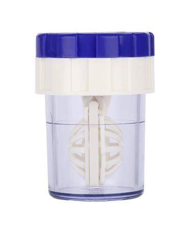 Contact lens cleaning case manual plastic cleaning lens case lens cleaner container for home or travel