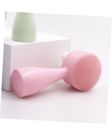 Ipetboom Double Sided Facial Cleansing Brush Lady Facial Brush Silicone Face Scrubber Brush for Face Cleaning Brush Female Facial Brush Silica Gel 3d Pores Makeup Brush Pink - Buy Online on GoSupps.com