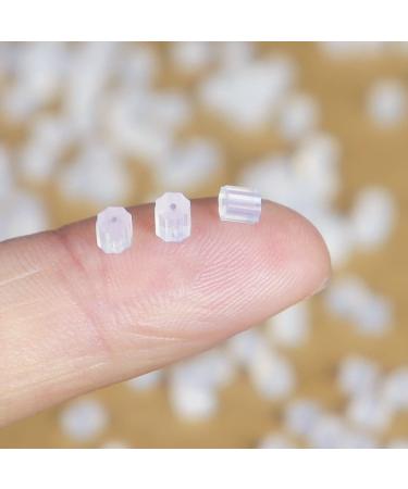 200pcs Clear Silicone Earring Backs for Sensitive Ears | Hypoallergenic Stud Earring Stoppers - Buy Online on GoSupps.com