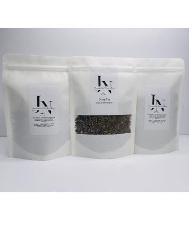 Daily Detox Cleanser - Peppermint Dandelion Root Ginger Tulsi Rooibos Licorice Hibiscus Echinacea Mullein - 100% Organic Herbs - No Additive - Buy Online on GoSupps.com