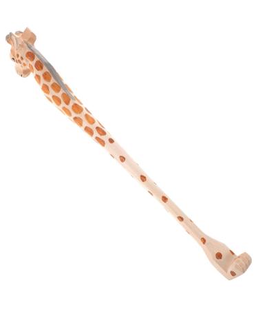 Amosfun back scratch handmade tra -therapeutic back scratch body relaxation massager for scratching itching gift for friends and family giraffe