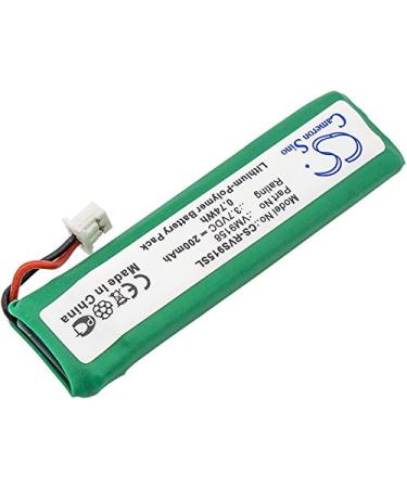 Replacement Battery Compatible with Revolabs 01-EXEMICEX-BLK-11 02-DSKSYS-D 05-TBLMICEX-DR-11 Part Number: 07-SOLOMICBATTERY VM9158 200mAh/3.7V