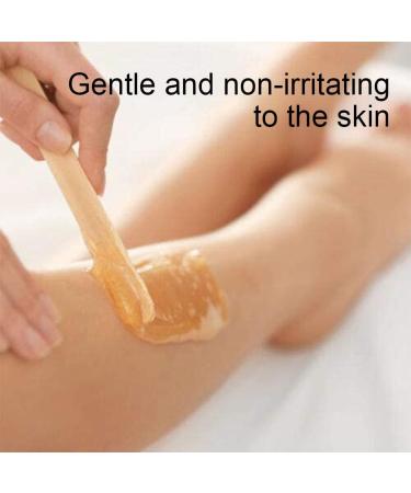 50pcs Wooden Waxing Sticks | Body Hair Removal Spatulas for Waxing | Flat Round End - Buy Online on GoSupps.com