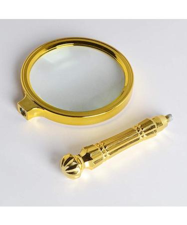 HD Handheld Magnifying Glass 10 Times Old Reading Reading Gift Magnifying Glass Portable Magnifying Mirror Handle Detachable Made in China - Buy Online on GoSupps.com