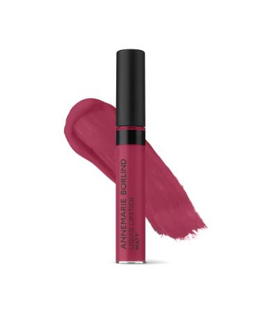 ANNEMARIE B RLIND Beauty Matte Natural Effect Liquid Lipstick Rosewood (9 ml) Creamy matte texture for intense color and high opacity nourishing effect vegan