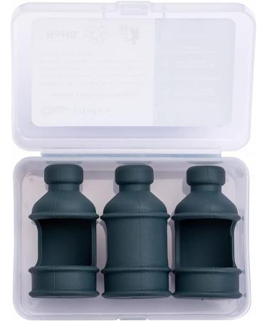 3-Piece Silicone Insulin Bottle Protective Cover for Diabetics - Protect Your Insulin Phials from Breaking (Gray) - Buy Online on GoSupps.com
