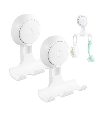 Maciun razor holder hanger hook shower rasier hanger |Reusable shower-shaved hook hooks self-adhesive wall hooks for luffa towels hat coat
