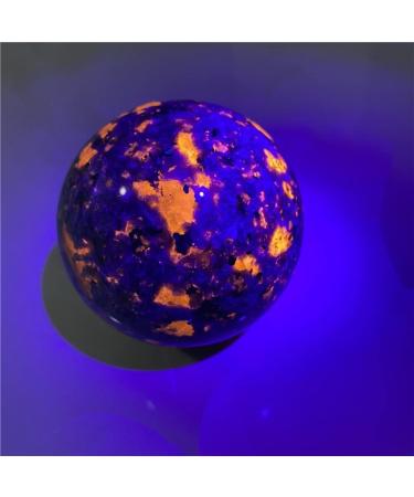 Crystal Rough Specimen Healed Natural Flame Stone Crystal Ball Powerful Home Decor As a Gift - Buy Online on GoSupps.com