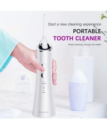 Portable Electric Water Flosser - USB Rechargeable Oral Irrigator 3 Waterproof Modes & Memory Function for Dental Care - Perfect for Home & Dormitory - Buy Online on GoSupps.com