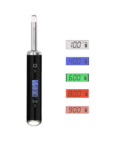 Dipwand Portable Digital Thermometer with Extra Probe Sensor | Travel Temperature Reader | Color Coded LCD Display (Black) - Buy Online on GoSupps.com
