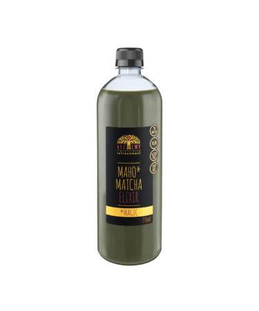 Alchemy Maho Matcha Cordial Elixir Syrup Matcha Latte Superfood Delicious Healthy Drink Japanese Matcha Tea Vegan & Gluten Free Coffee Alternative (1 x 750ml) Maho Matcha 750ml
