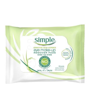 Simple Eye Make-Up Remover Pad, 30 Count (Pack of 3) - Buy Online on GoSupps.com