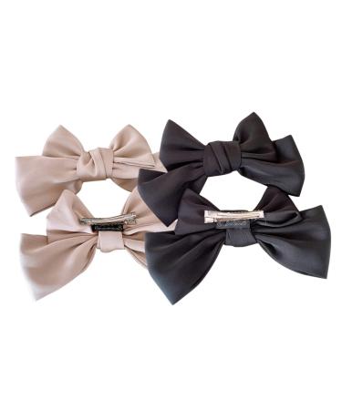 minkissy 6 Pairs bow hairpin hair bows for female hairpin party hair clip Bow Hair Clips big bows hair clips hair pin bowknot new year hair decoration bow clips girl fabric headgear woman