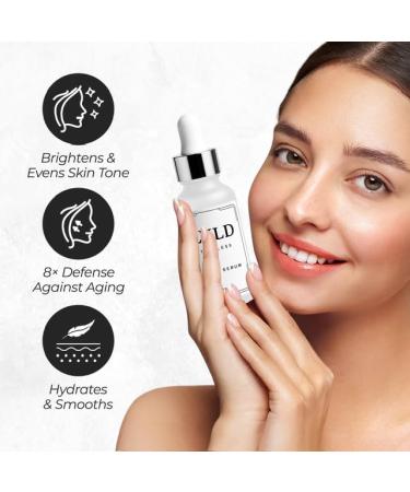 LVLD Timeless Facial Serum 15% Vitamin C Serum with L-Ascorbic Acid Vitamin E & Ferulic Acid Brightening & Anti-Aging Face Serum 1 fl oz - Buy Online on GoSupps.com