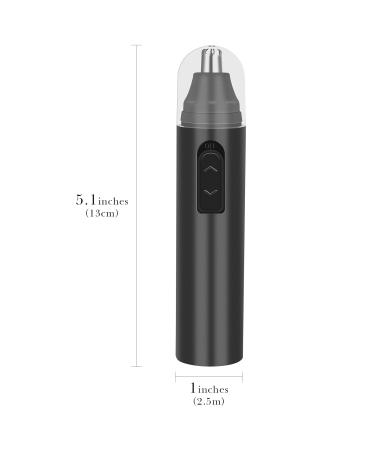 Linkidea Men s Ear and Nose Hair Trimmer - 360 Rounded Blade for Safe Clean Hair Removal | Black - Buy Online on GoSupps.com