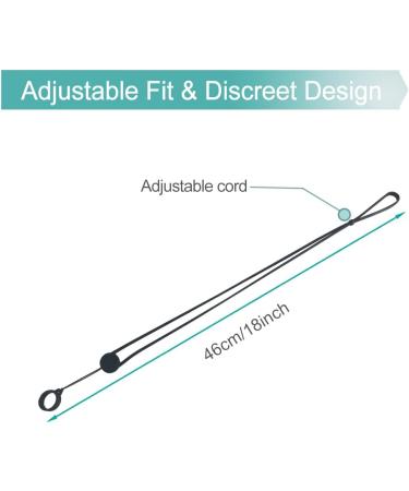 Quick Dry Silicone Lanyard Set for Peritoneal Dialysis - Blue | 2 Lanyards + 4 Rings | Shower Accessories for Men and Women - Buy Online on GoSupps.com