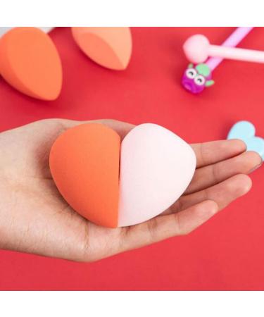 Housoutil Heart-Shaped Makeup Sponge Set - 6 Boxes of Highlighter & Eyeshadow Applicators for Flawless Skin Care | Travel-Friendly Makeup Tools - Buy Online on GoSupps.com