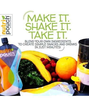 Nutripouch 250 ml filling bags for smoothies protein shakes fruit drinks and Caseros juices. To be used with the bag filling system (Pack of 10 x 250 ml) - Buy Online on GoSupps.com