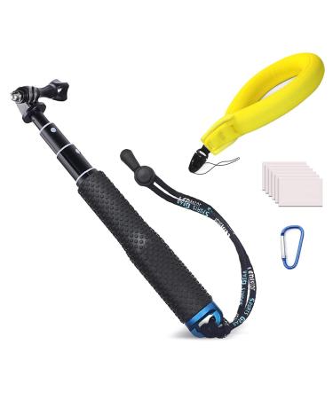 WLPREOE Selfie Stick + Camera Float Accessories Kit for GoPro,19 Waterproof Hand Grip Extension Portable Adjustable Monopod Pole for GoPro Hero 11 10 9 8 MAX 7 Black Silver White/6/5 Black/5S/4/3 - Buy Online on GoSupps.com