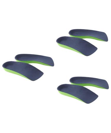 Mobestech 3 Pairs O Legs Orthotics for Ear Cleaning Supplies Splint Orthotic Insert Half Shoe Lifts Arch Support Shoes Pads Plantar is Unusual Insoles Man Heel Orthopedic