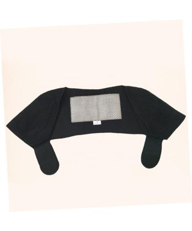 FOMIYES Self-Heating Shoulder Pad | Microwavable Heating Pad & Neck Massager | Portable Breathable Support for Pain Relief - Black - Buy Online on GoSupps.com