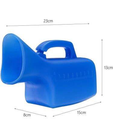 Portable Male Female Urinal Pee Bottles Home Urinals Incontinence Bottles Outdoor Camping Travel Driving Pee Urine Toilet green men - Buy Online on GoSupps.com