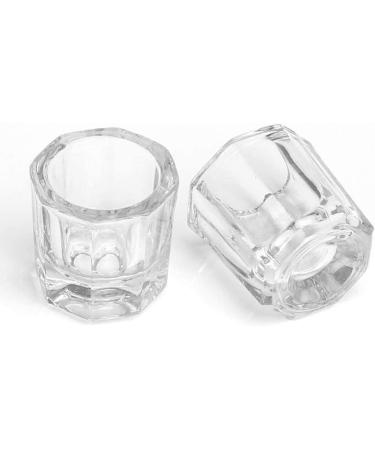 Crystal Glass for Mixing Acrylic Powder Liquid Nail Cup Dappen Dish Lid Bowl Nail 1pc Cup Equipment Tools F4X2 - Buy Online on GoSupps.com